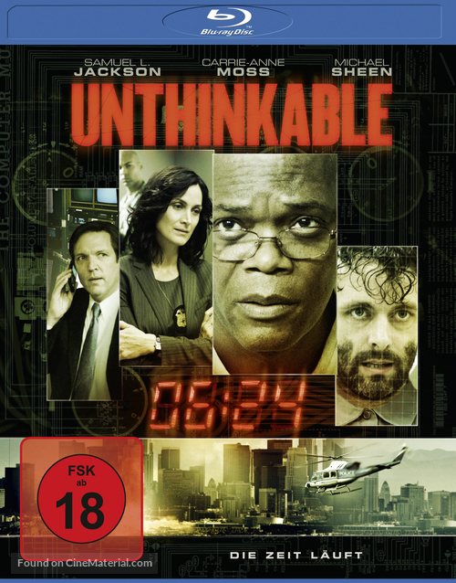 Unthinkable - German Blu-Ray movie cover