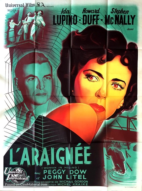 Woman in Hiding - French Movie Poster