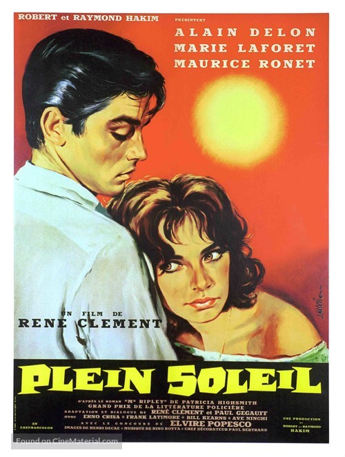 Plein soleil - French Movie Poster