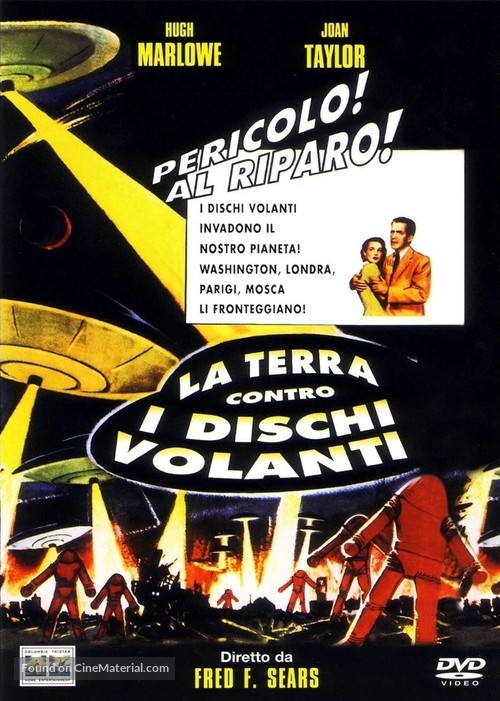 Earth vs. the Flying Saucers - Italian Movie Cover