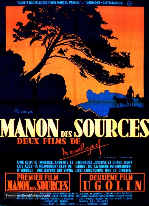 Manon des sources - French Movie Poster