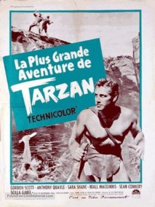 Tarzan&#039;s Greatest Adventure - French Movie Poster