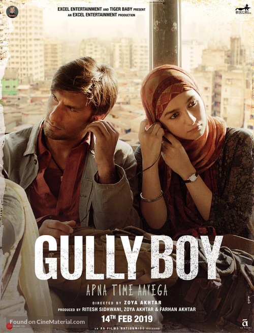Gully Boy - Indian Movie Poster