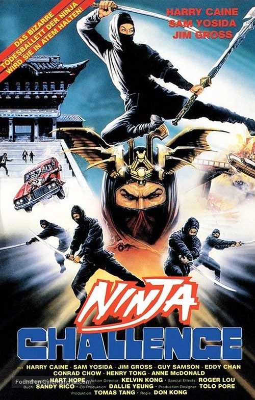 Silver Dragon Ninja - German DVD movie cover
