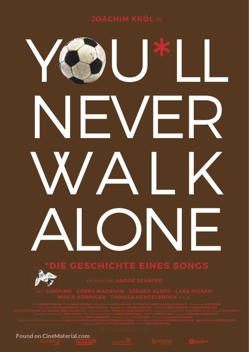 You&#039;ll Never Walk Alone - German Movie Poster