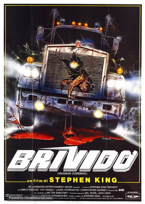 Maximum Overdrive - Italian Movie Poster