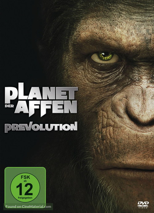Rise of the Planet of the Apes - German DVD movie cover