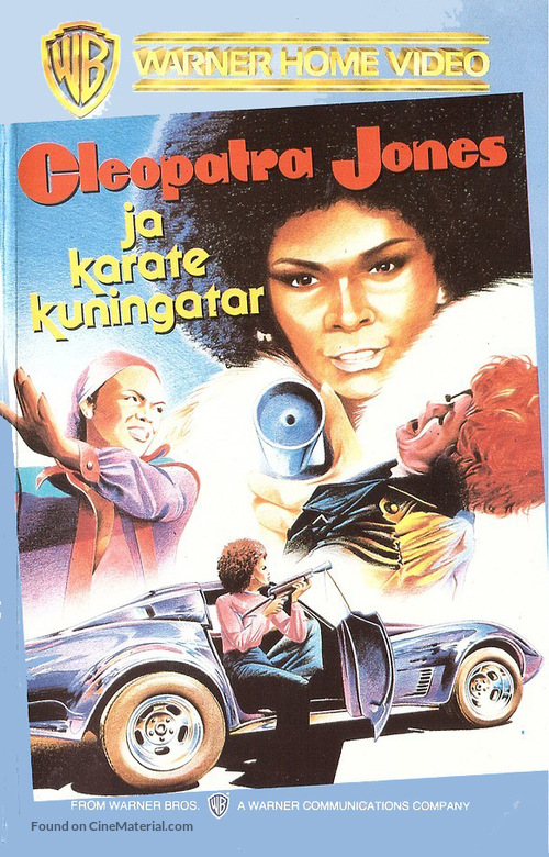 Cleopatra Jones - Finnish VHS movie cover