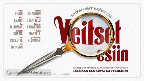 Knives Out - Finnish Movie Poster