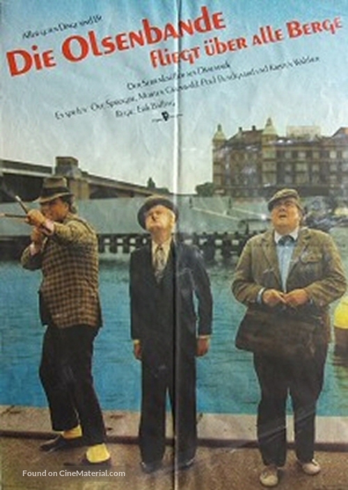 Olsen-banden over alle bjerge - German Movie Poster