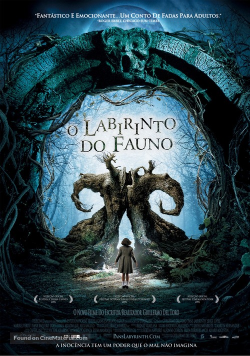 El laberinto del fauno - Portuguese Movie Poster