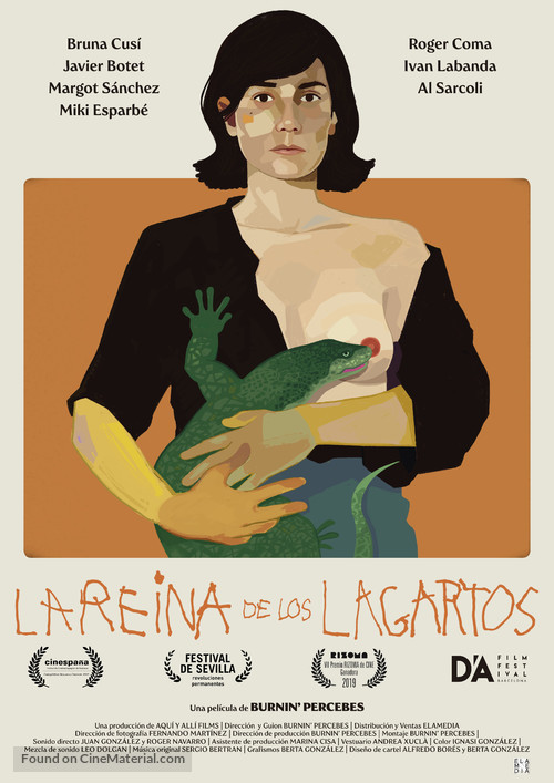 La reina de los lagartos - Spanish Movie Poster