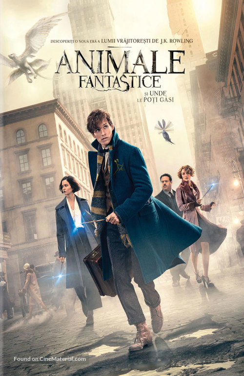 Fantastic Beasts and Where to Find Them - Romanian DVD movie cover