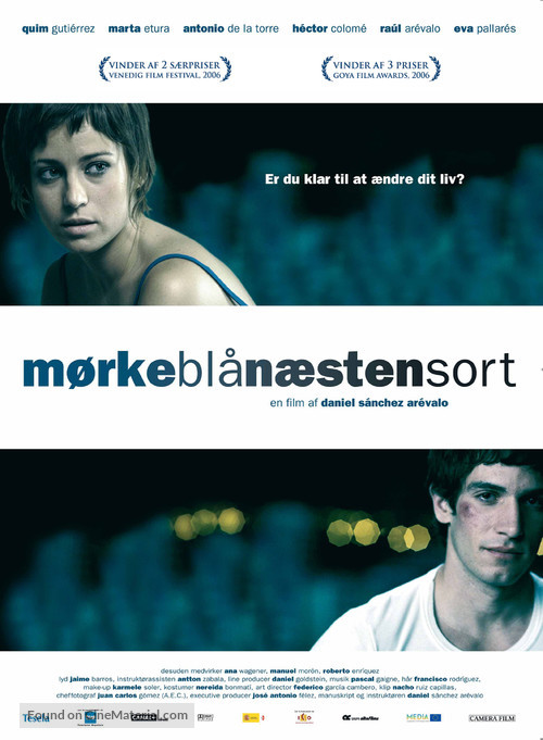 Azuloscurocasinegro - Danish Movie Poster