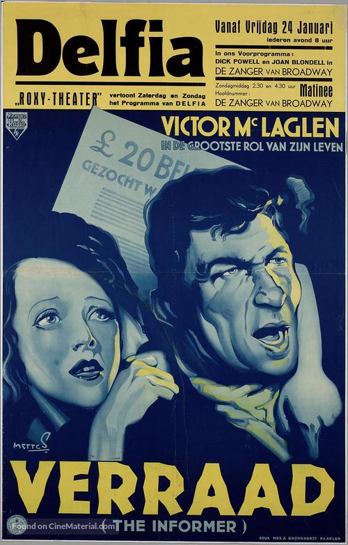 The Informer - Dutch Movie Poster