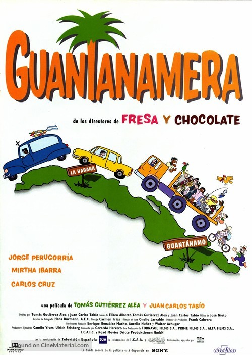 Guantanamera - Spanish Movie Poster