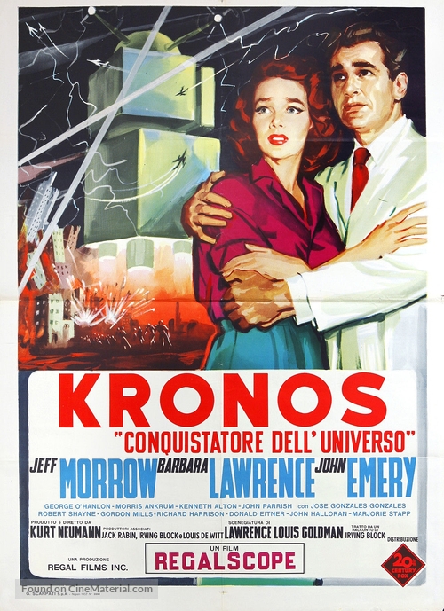 Kronos - Italian Movie Poster