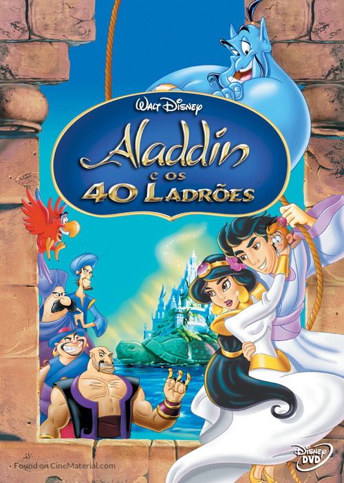 Aladdin And The King Of Thieves - Brazilian DVD movie cover