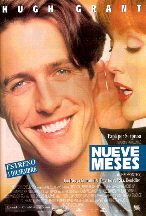 Nine Months - Spanish Movie Poster