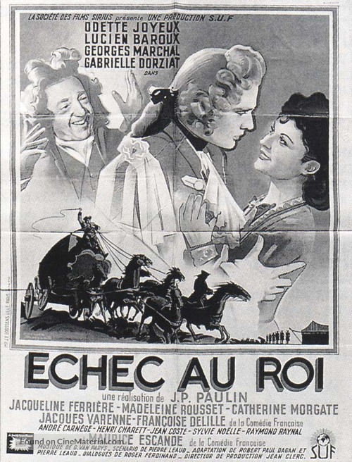 &Eacute;chec au Roi - French poster