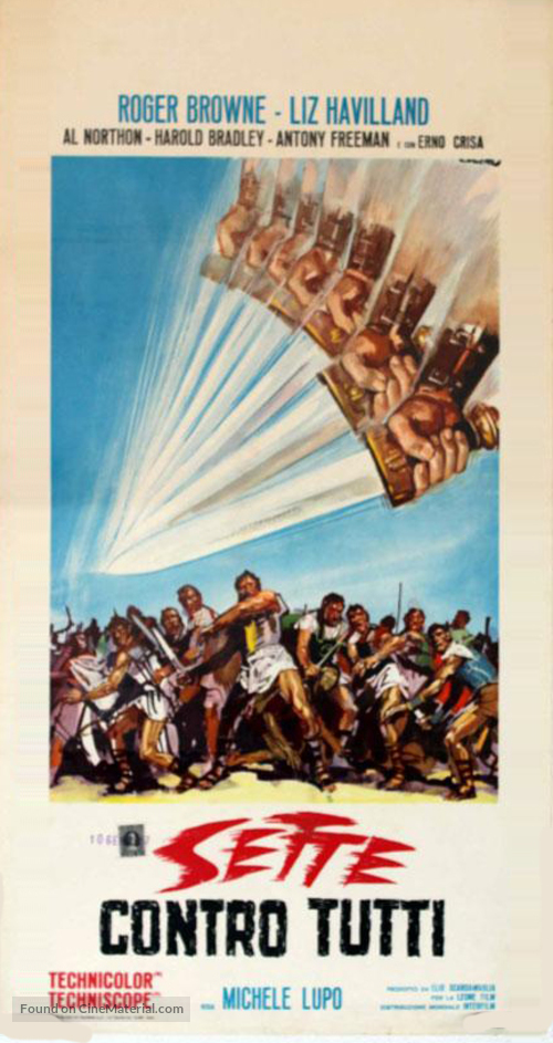 Sette contro tutti - Italian Movie Poster