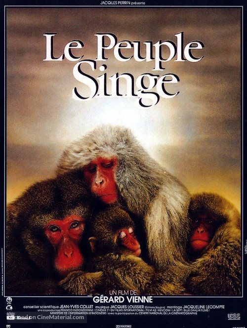 Le peuple singe - French Movie Poster