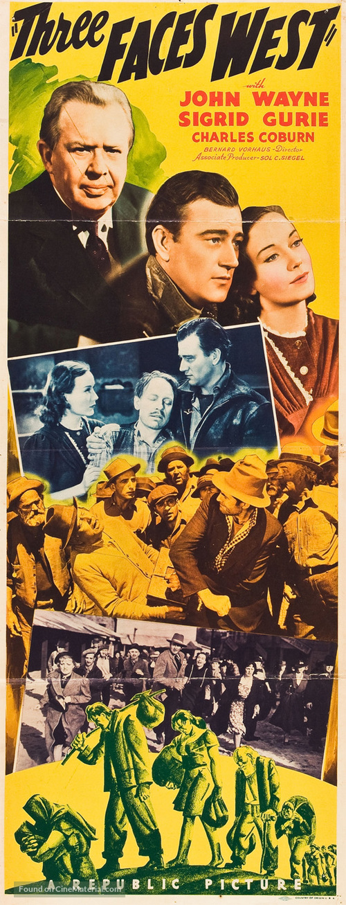 Three Faces West - Movie Poster