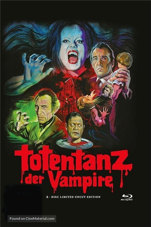 The House That Dripped Blood - German Blu-Ray movie cover