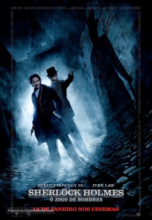 Sherlock Holmes: A Game of Shadows - Brazilian Movie Poster