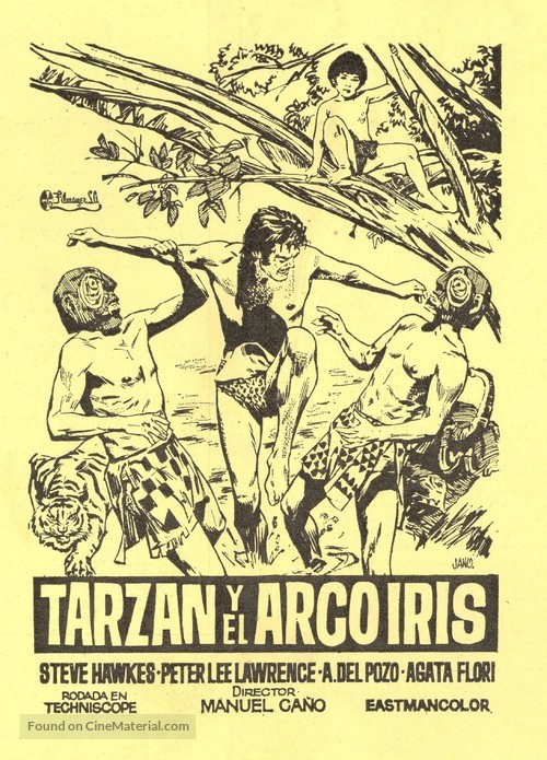 Tarz&aacute;n y el arco iris - Spanish Movie Poster