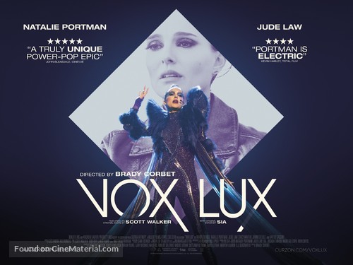 Vox Lux - British Movie Poster