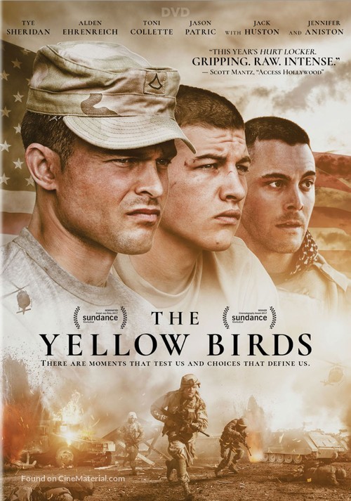 The Yellow Birds - DVD movie cover