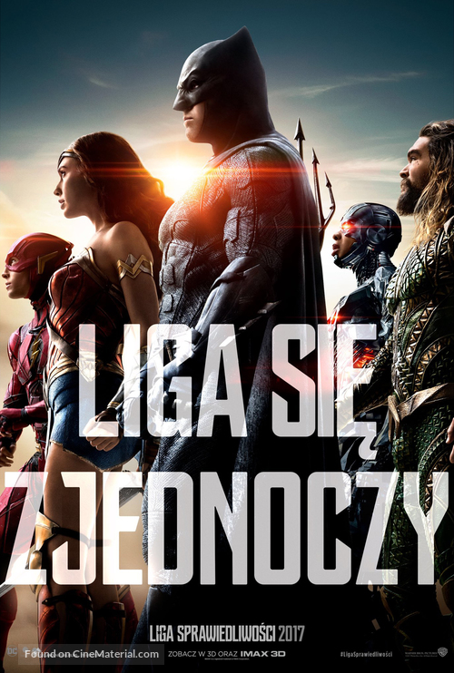 Justice League - Polish Movie Poster