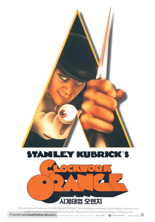A Clockwork Orange - South Korean Movie Poster