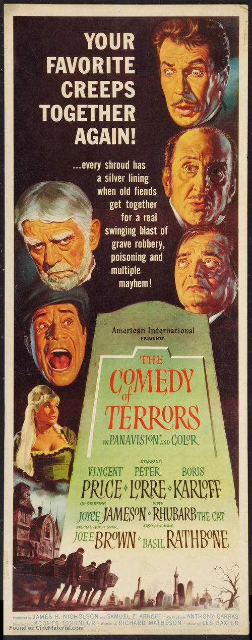 The Comedy of Terrors - Movie Poster