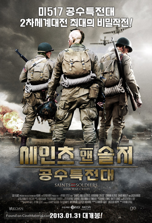 Saints and Soldiers: Airborne Creed - South Korean Movie Poster