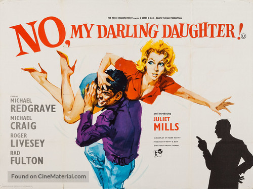 No My Darling Daughter - British Movie Poster