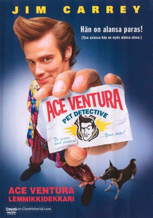 Ace Ventura: Pet Detective - Finnish DVD movie cover