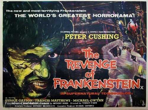 The Revenge of Frankenstein - British Movie Poster