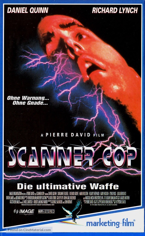 Scanner Cop - German VHS movie cover