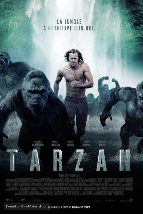 The Legend of Tarzan - Belgian Movie Poster