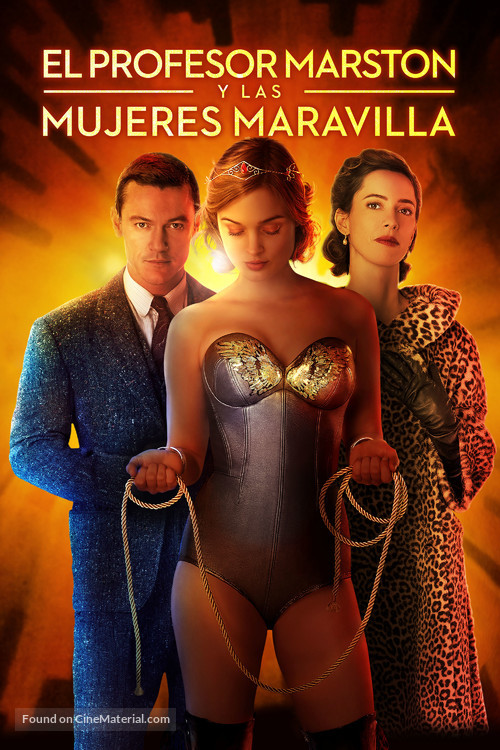 Professor Marston &amp; the Wonder Women - Argentinian Movie Cover