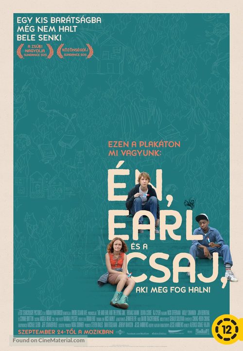 Me and Earl and the Dying Girl - Hungarian Movie Poster