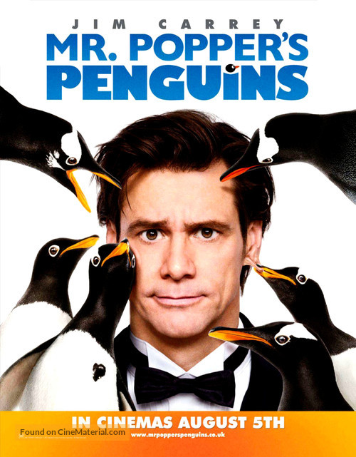 Mr. Popper&#039;s Penguins - British Movie Poster