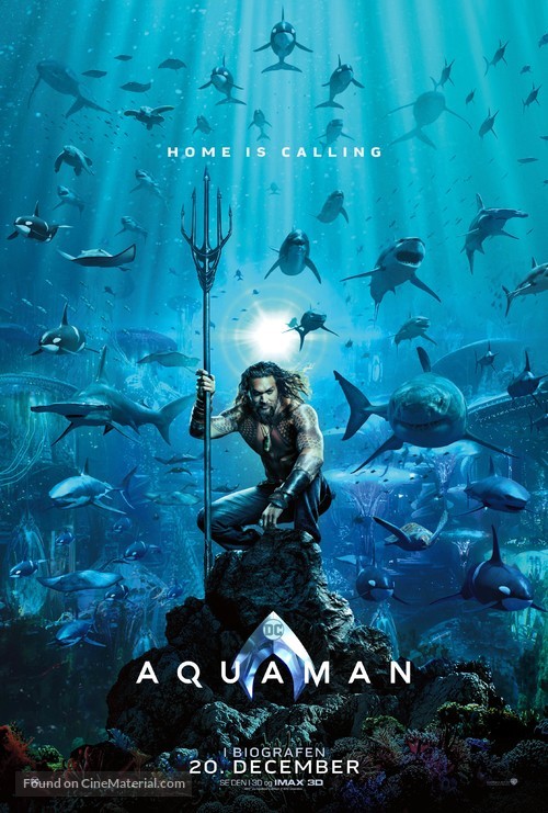 Aquaman - Danish Movie Poster
