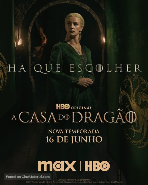 &quot;House of the Dragon&quot; - Brazilian Movie Poster