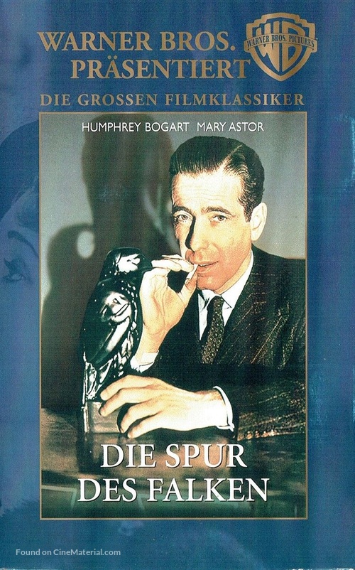 The Maltese Falcon - German VHS movie cover