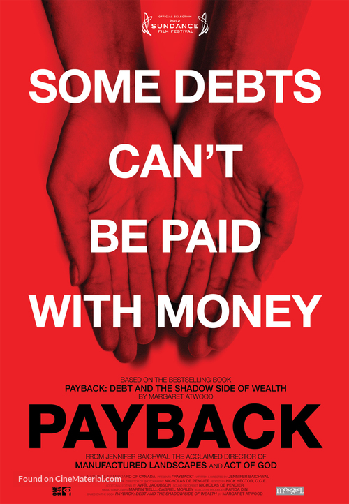 Payback: Debt and the Shadow Side of Wealth - Canadian Movie Poster