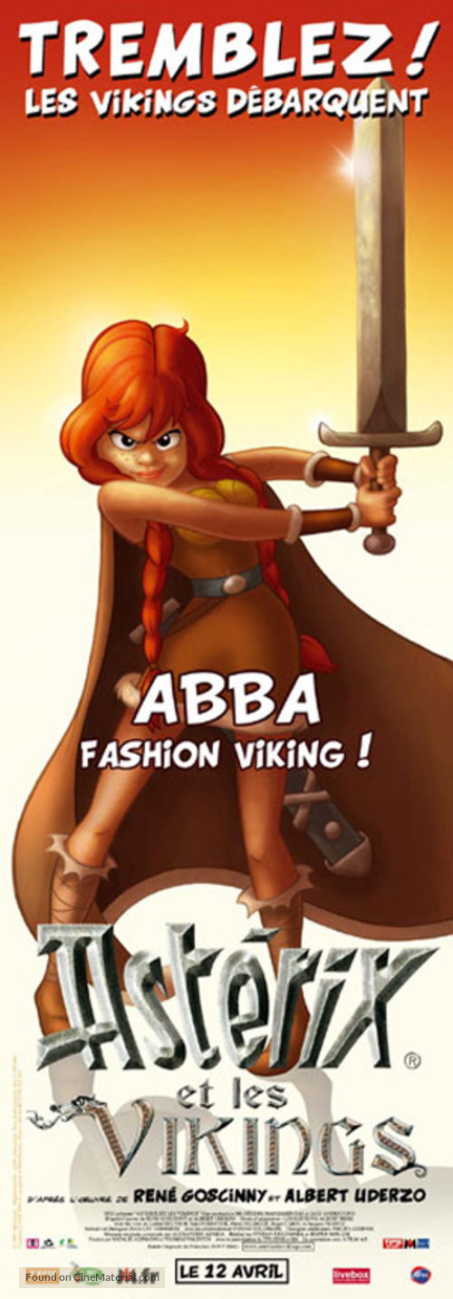 Ast&egrave;rix et les Vikings - French Movie Poster