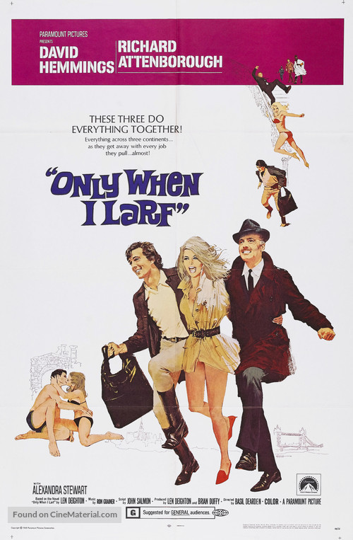 Only When I Larf - Movie Poster